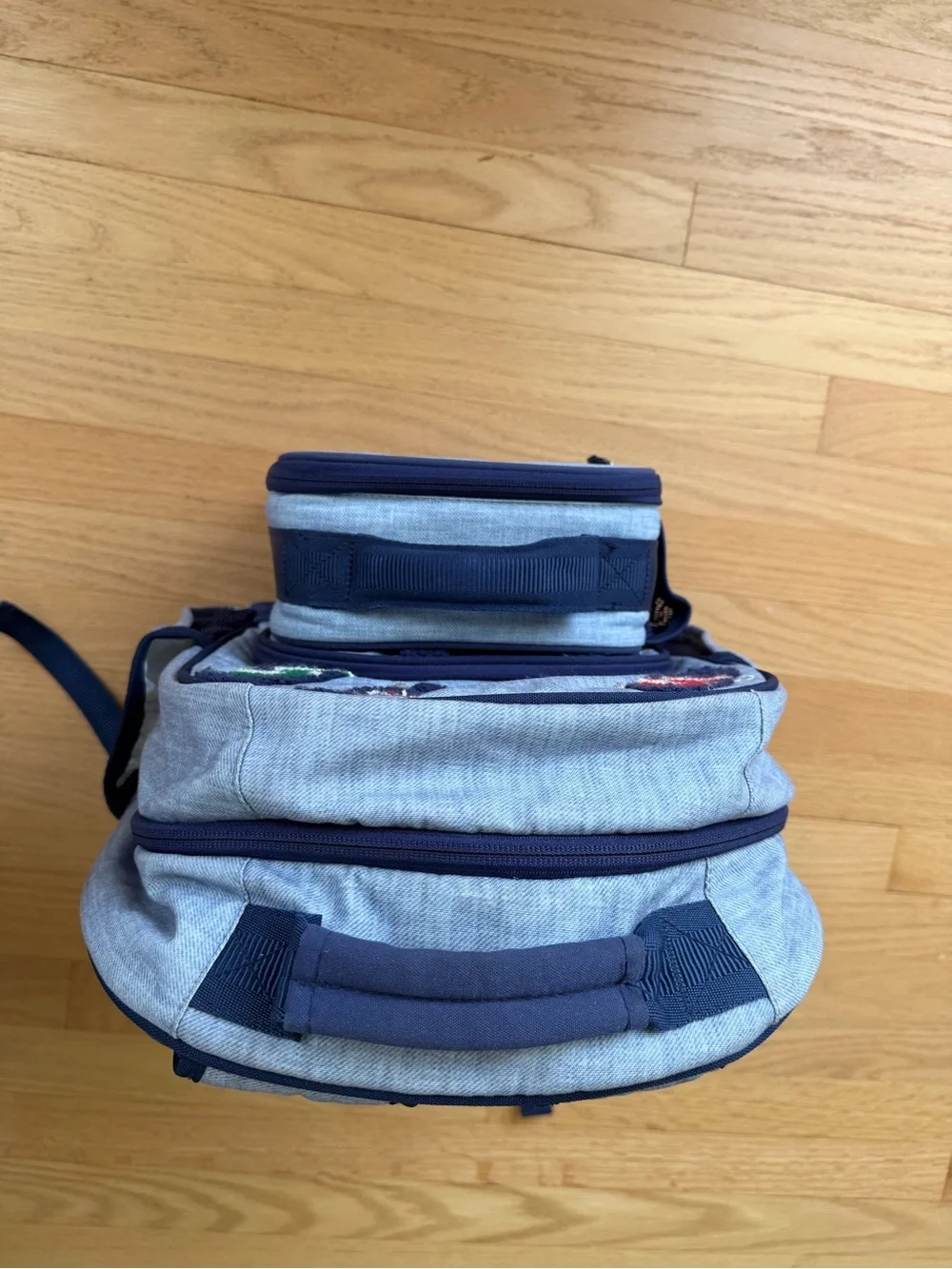 DREW Blue & Navy Skateboard Kids Lunch Bag